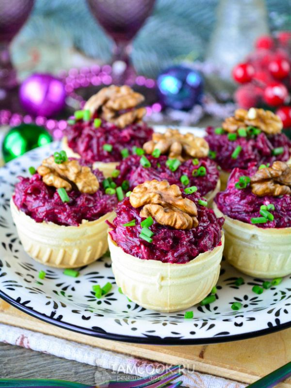 Свекольные тарталетки: быстрое и вкусное угощение на любой праздник