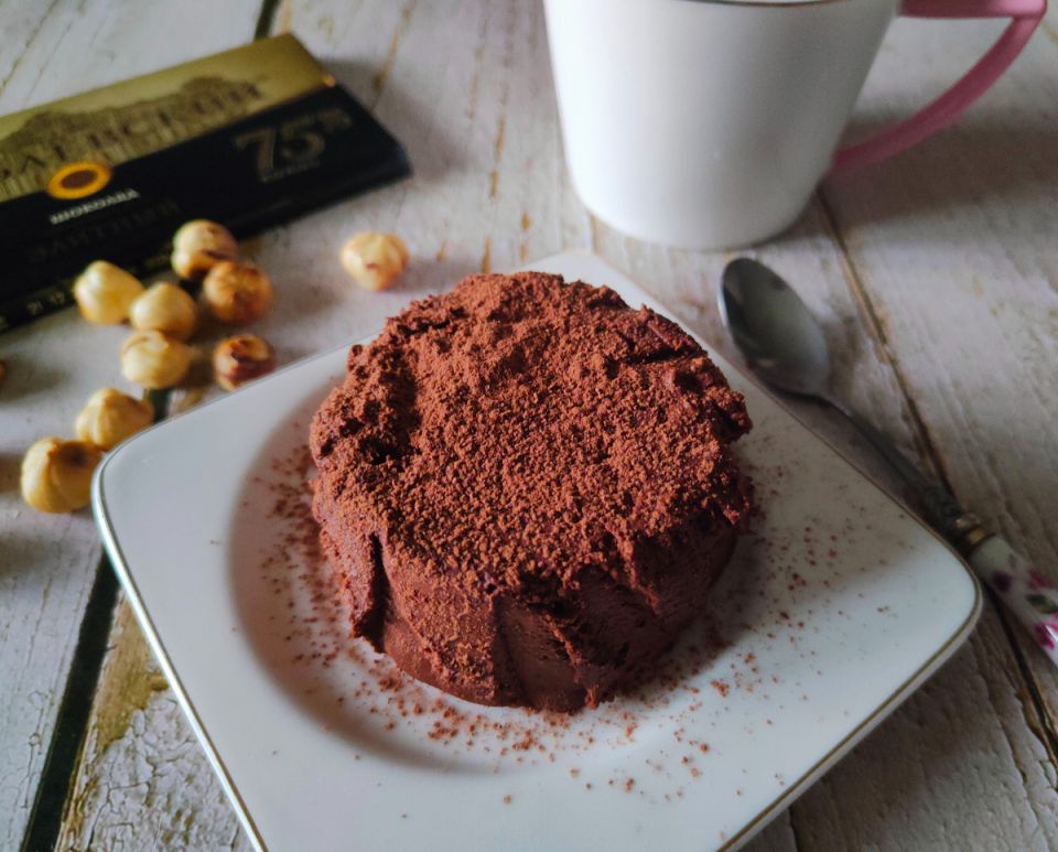 Шоколадно-тыквенный десерт из двух ингредиентов