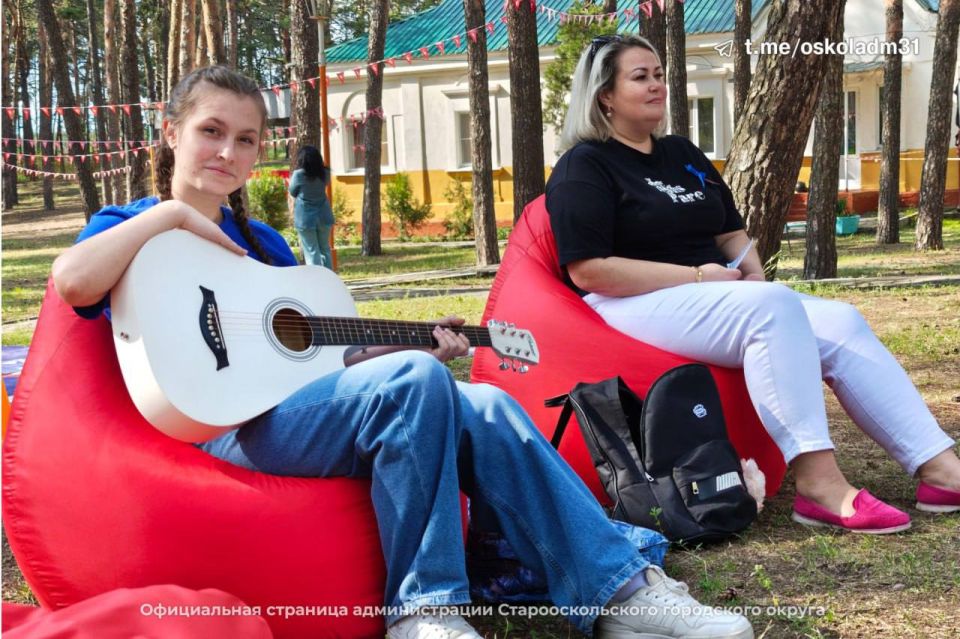В летнем лагере «Космос» прошло выездное заседание муниципального Координационного совета Движения Первых под руководством главы администрации Старооскольского городского округа