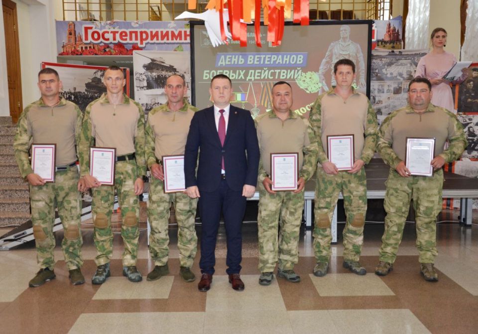 В городе Строитель состоялось торжественное мероприятие, посвящённое Дню ветеранов боевых действий