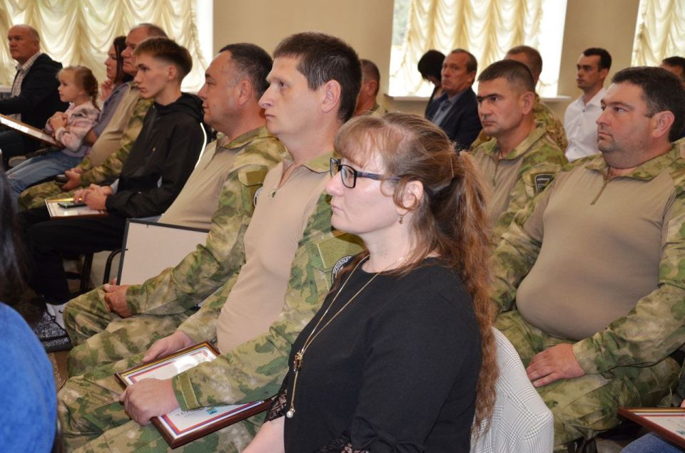 В городе Строитель состоялось торжественное мероприятие, посвящённое Дню ветеранов боевых действий