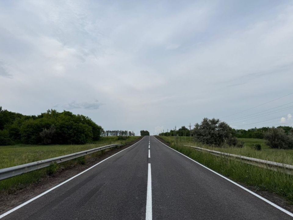 Завершен ремонт дороги возле села Коровино в Белгородской области