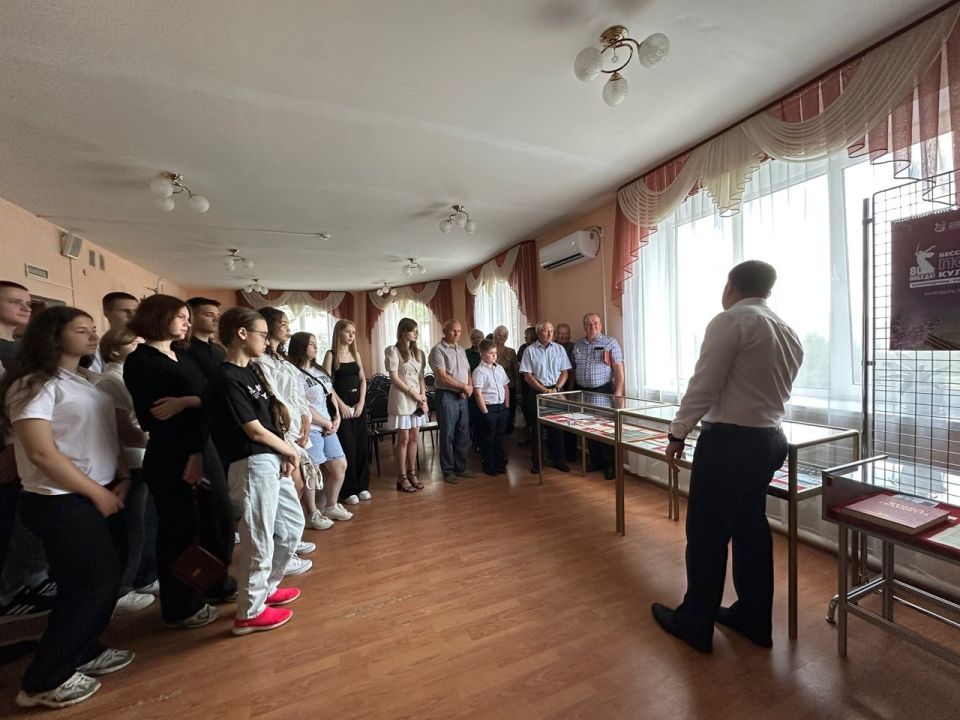 В Вейделевском краеведческом музее прошло заседание музейной гостиной «Становится историей война», приуроченное к столетию участника Великой Отечественной войны Ивана Игнатьевича Рязанцева