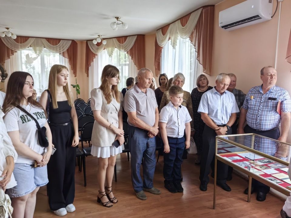 В Вейделевском краеведческом музее прошло заседание музейной гостиной «Становится историей война», приуроченное к столетию участника Великой Отечественной войны Ивана Игнатьевича Рязанцева