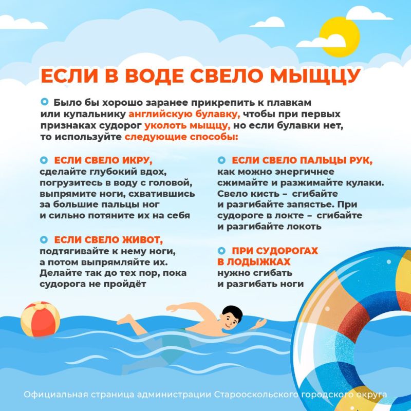 Летние выходные у воды: безопасный отдых в Старом Осколе!