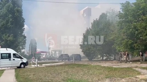 Два беспилотника ВСУ ударили по зданию Октябрьского суда Белгорода