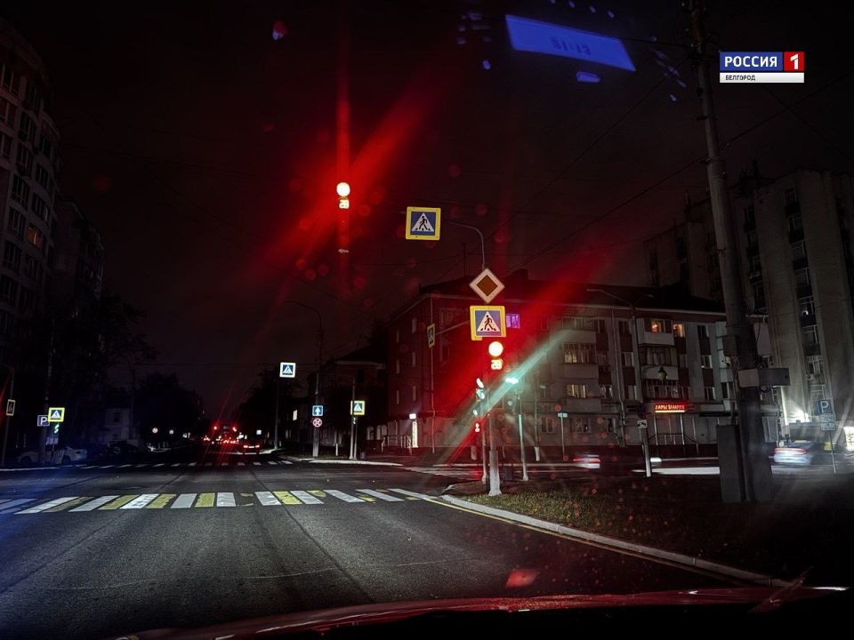 Светофоры в Белгороде работают исправно