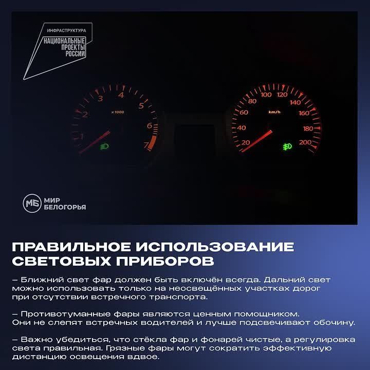 Безопасное вождение автомобиля при отключении уличного освещения