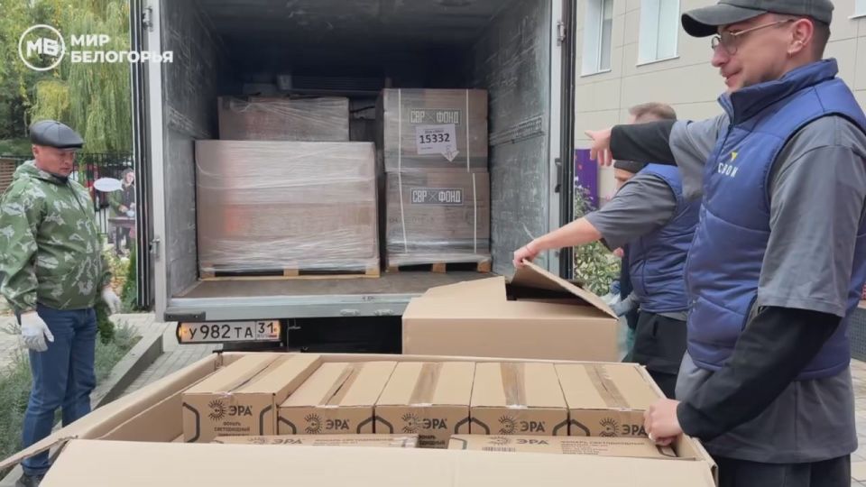 Благотворительный фонд Владимира Соловьёва доставил в Белгородскую область гуманитарную помощь