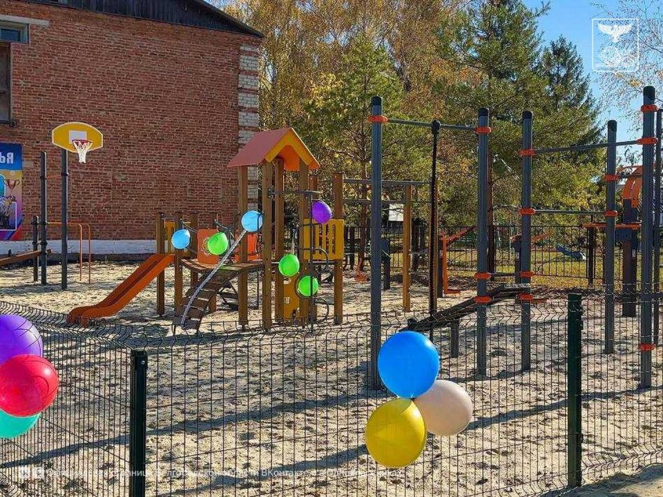 В селе Подгорное обустроили новую спортивную площадку