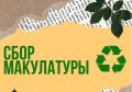 Сбор макулатуры: сохраним лес вместе!