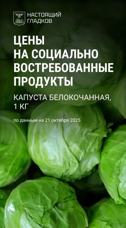 Вячеслав Гладков рассказал о ценах на капусту в регионе