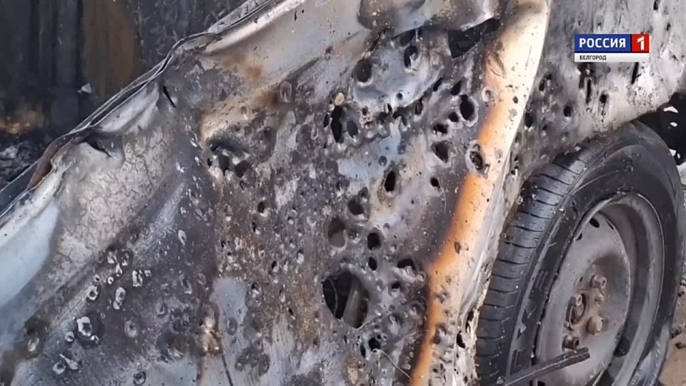 Показываем последствия сегодняшних атак беспилотников ВСУ на Белгород