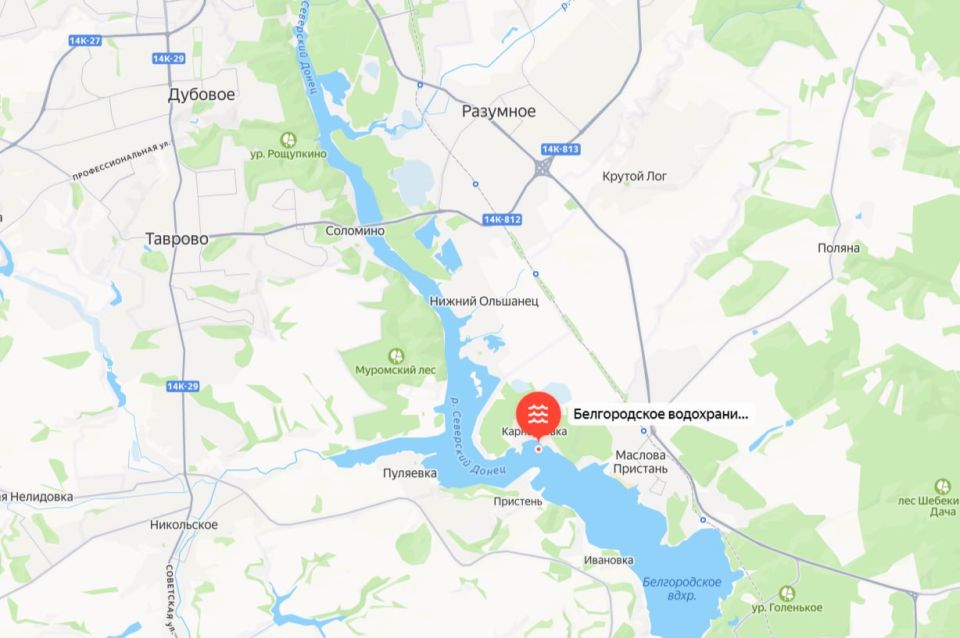 Плотина Белгородского водохранилища повреждена из-за атаки ВСУ