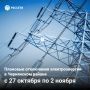 График плановых отключений электроэнергии на территории Чернянского района