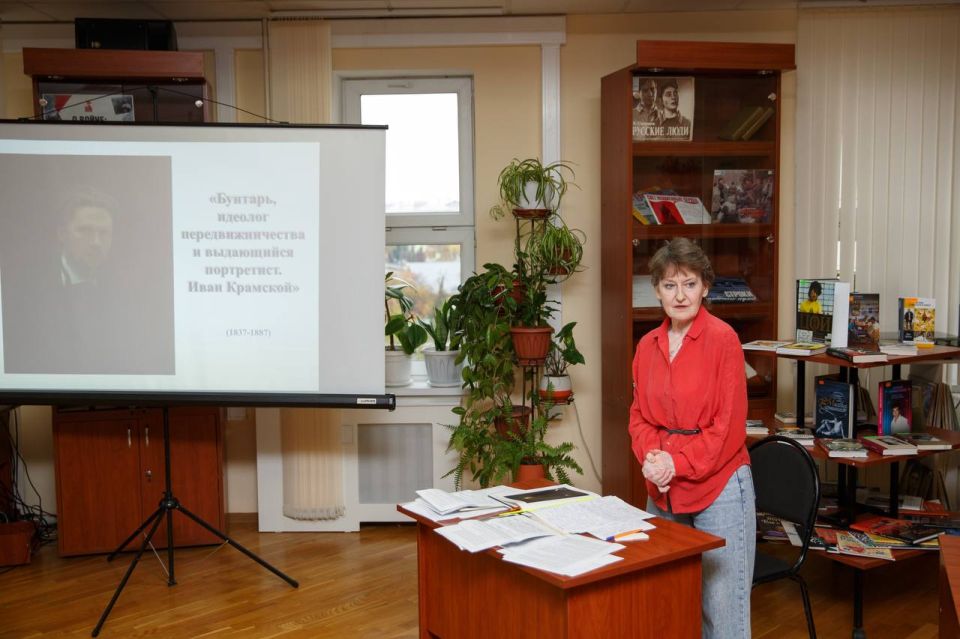 В отделе литературы по искусству научной библиотеки состоялась встреча в клубе «Ренессанс»