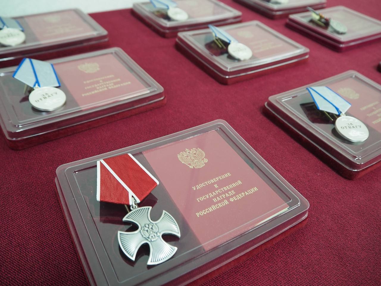 В Белгородской области сотрудникам и военнослужащим Росгвардии вручили государственные награды В Белгородской области сотрудникам и военнослужащим Росгвардии вручили государственные награды