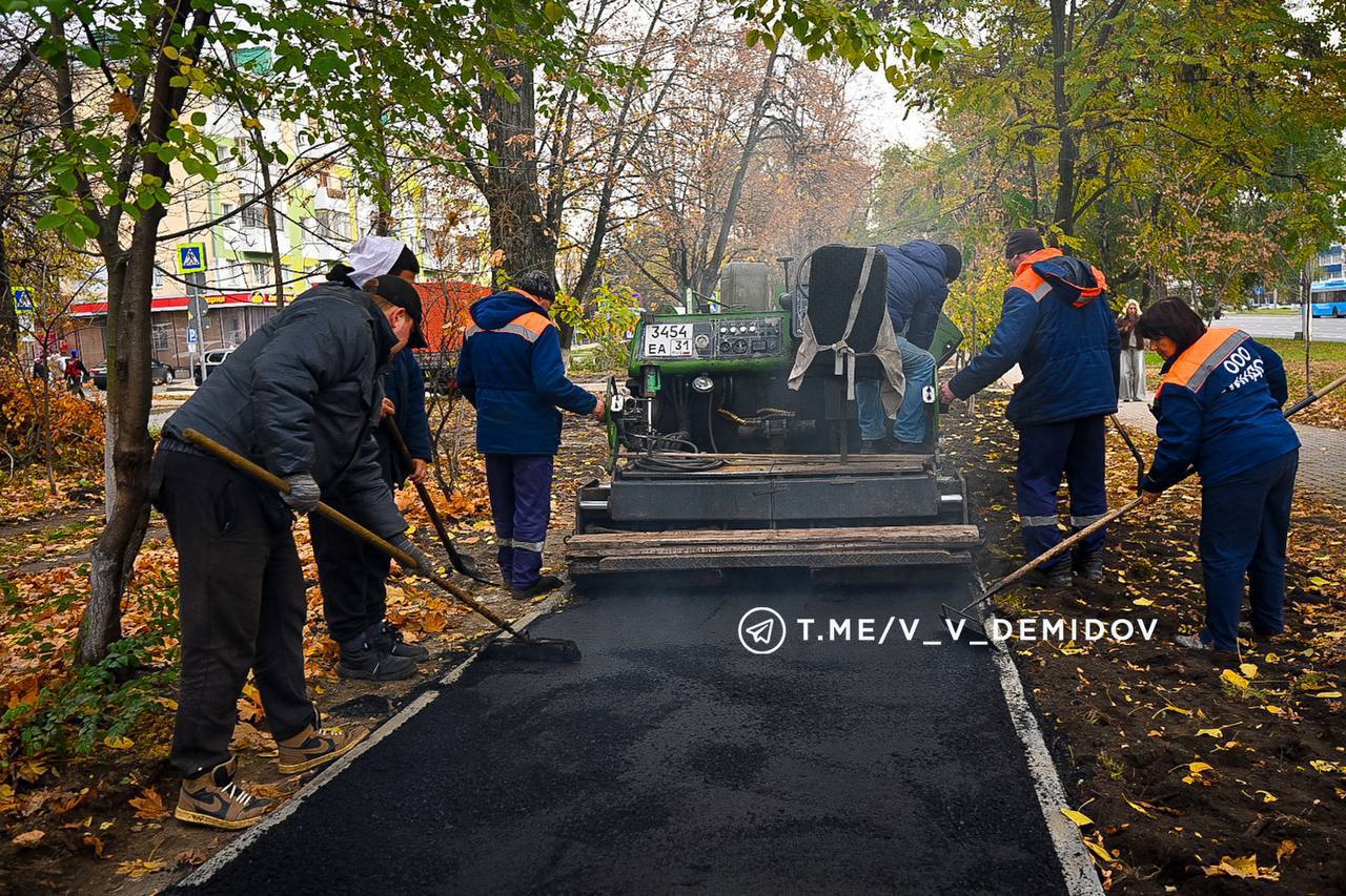 Строители приступили к асфальтированию новой велодорожки на участке от ул. Мичурина до ул. Студенческой Строители приступили к асфальтированию новой велодорожки на участке от ул. Мичурина до ул. Студенческой