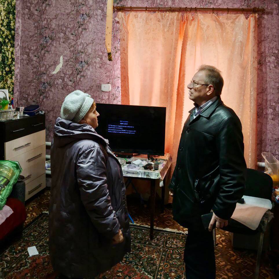 Алексей Дыбов: Проверил, как идёт восстановление домов в приграничных сёлах Кукуевка, Долгое и Борки