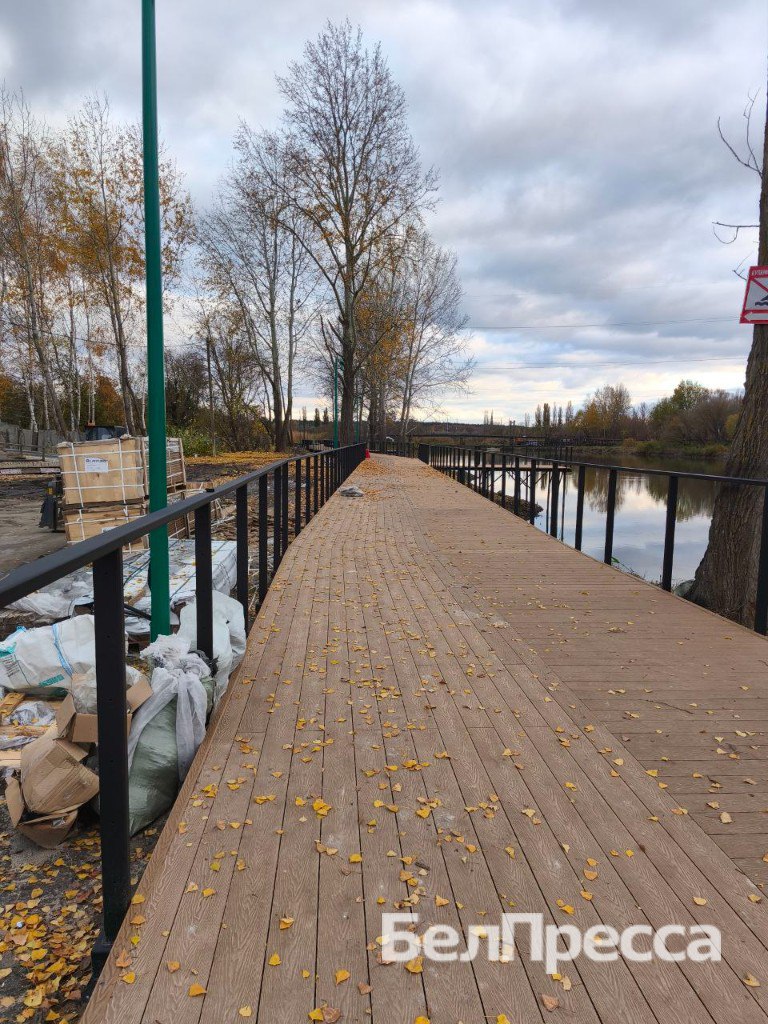 В Белгороде продолжается строительство набережной вдоль Северского Донца В Белгороде продолжается строительство набережной вдоль Северского Донца