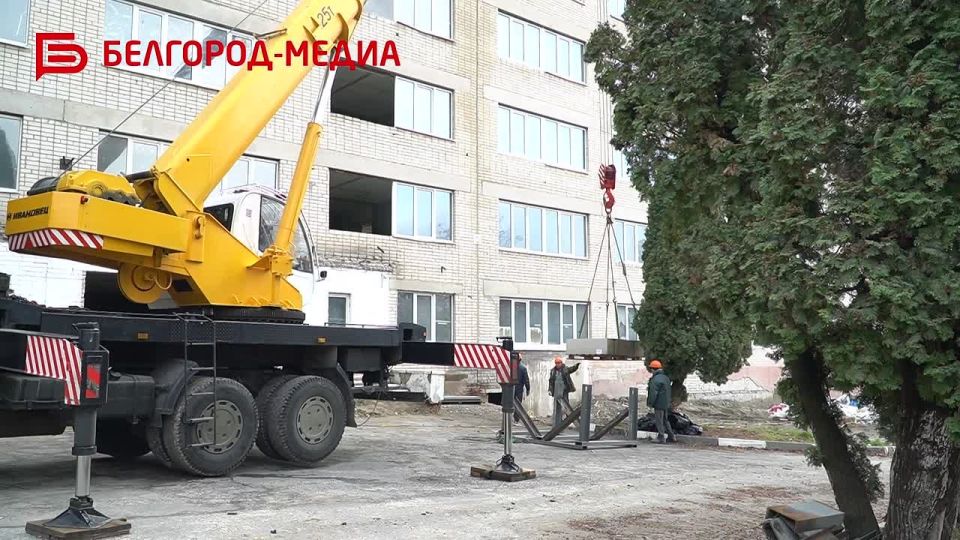 В Белгороде полным ходом идёт капитальный ремонт госпиталя для ветеранов