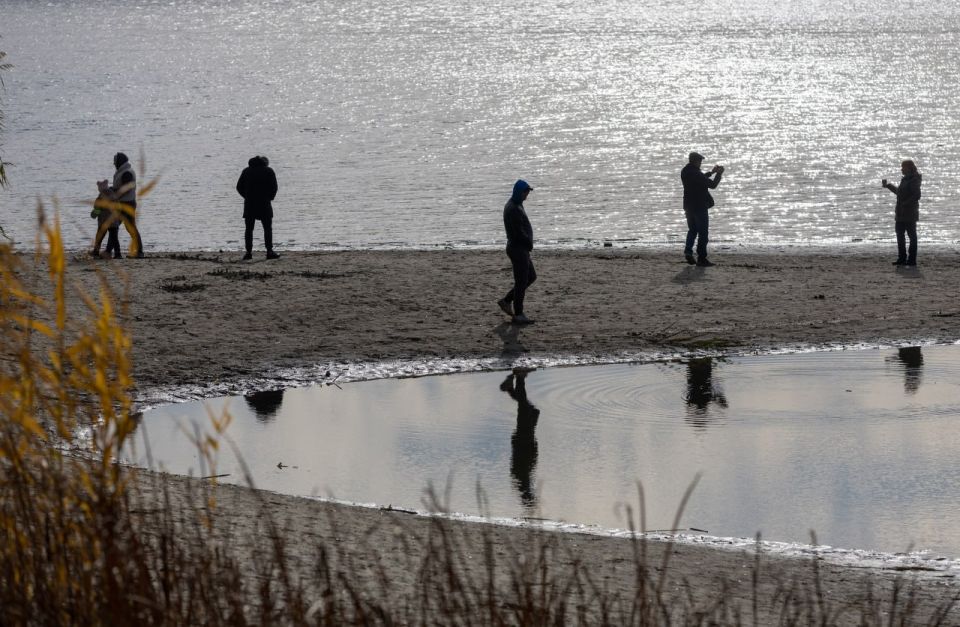 В районе «Пикник-Парка» образовалась обширная коса
