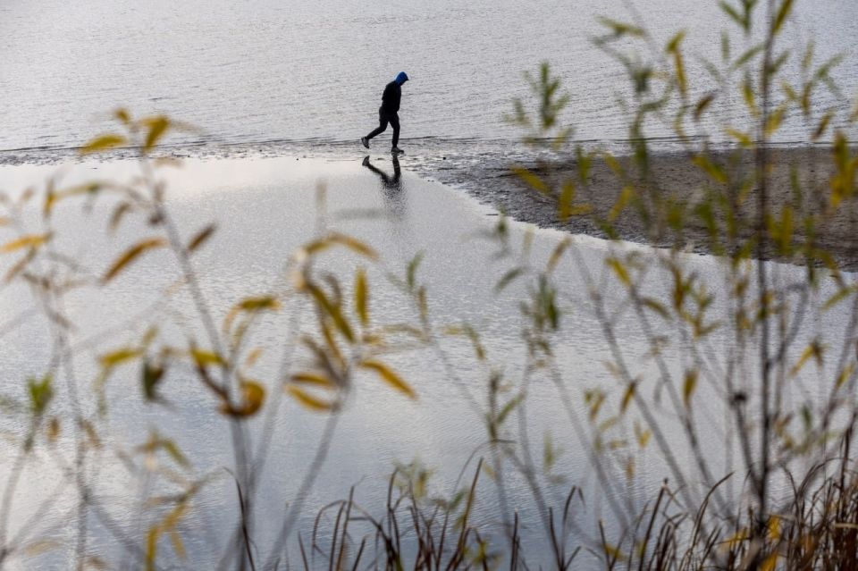 В районе «Пикник-Парка» образовалась обширная коса В районе «Пикник-Парка» образовалась обширная коса