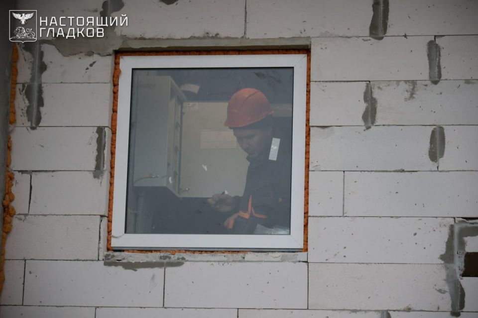 Вячеслав Гладков: Посмотрел ход строительства нового дома на Щорса, 55а Вячеслав Гладков: Посмотрел ход строительства нового дома на Щорса, 55а