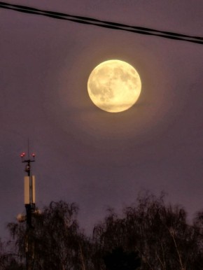 Двойной удар красоты: лунное гало и Бобровая Луна (Луна охотника)