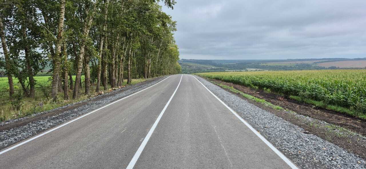 В Прохоровском районе отремонтирован участок дороги по нацпроекту «Инфраструктура для жизни»