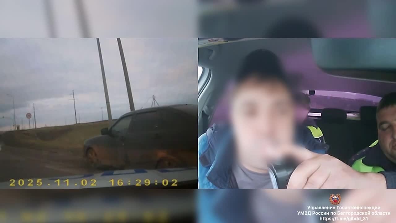 В Алексеевском округе автоинспекторы задержали нетрезвого лихача