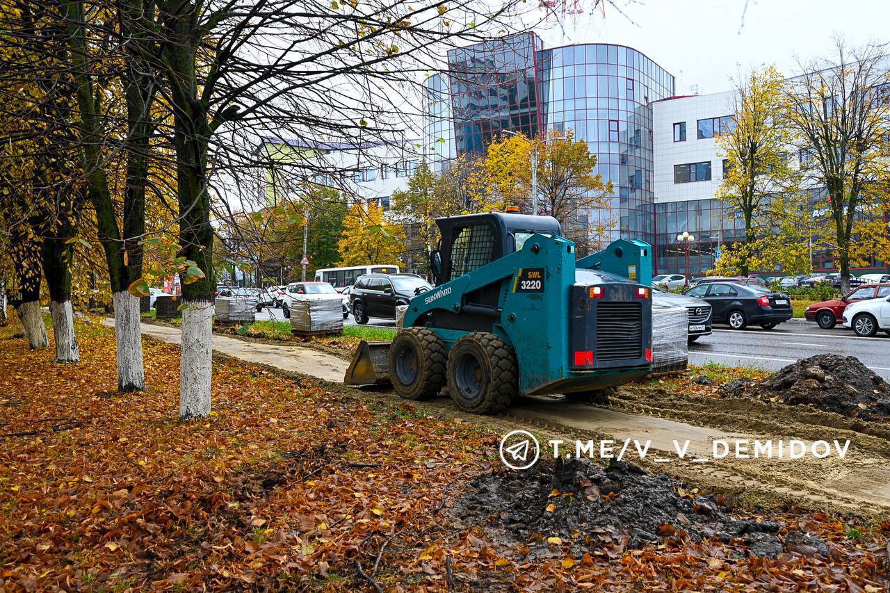 Мэр Белгорода рассказал о строительстве велодорожки на проспекте Ватутина