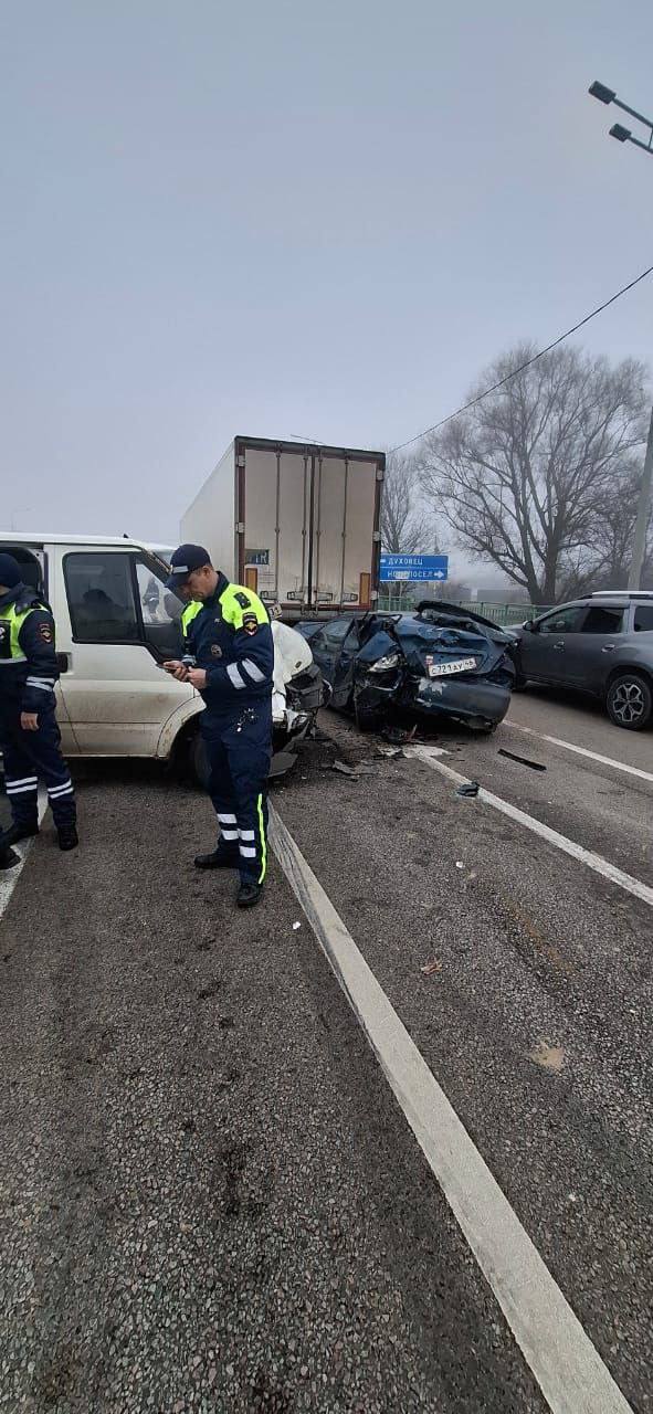 В ДТП с микроавтобусом, ехавшим из Белгорода в Курск, пострадали семь человек В ДТП с микроавтобусом, ехавшим из Белгорода в Курск, пострадали семь человек