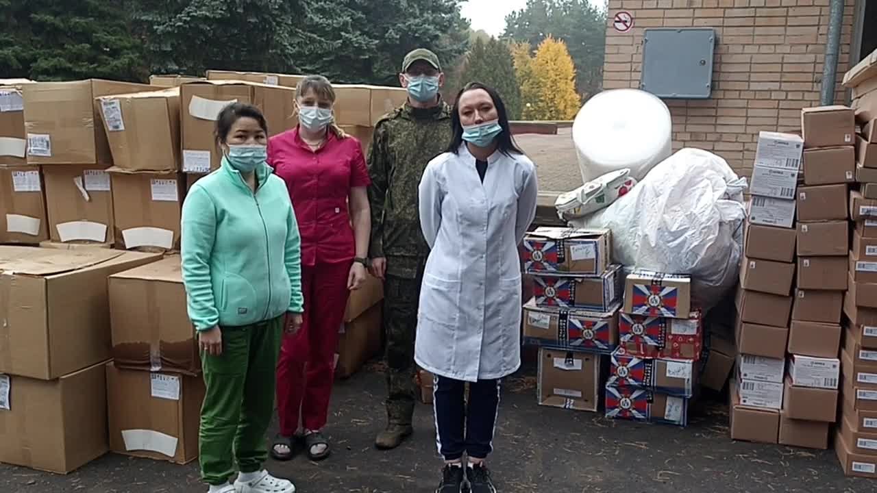Передали по линии МОО Вече белгородским медикам в прифронтовые госпиталя груз гуманитарной помощи, в виде медицинского оборудования