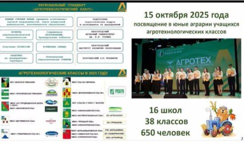 Ученики агроклассов будут проходить оплачиваемые стажировки на производствах