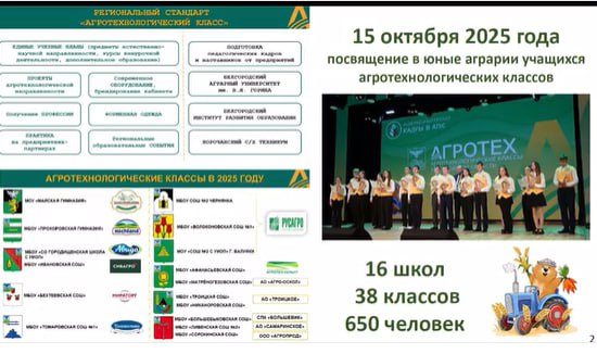 Ученики агроклассов будут проходить оплачиваемые стажировки на производствах