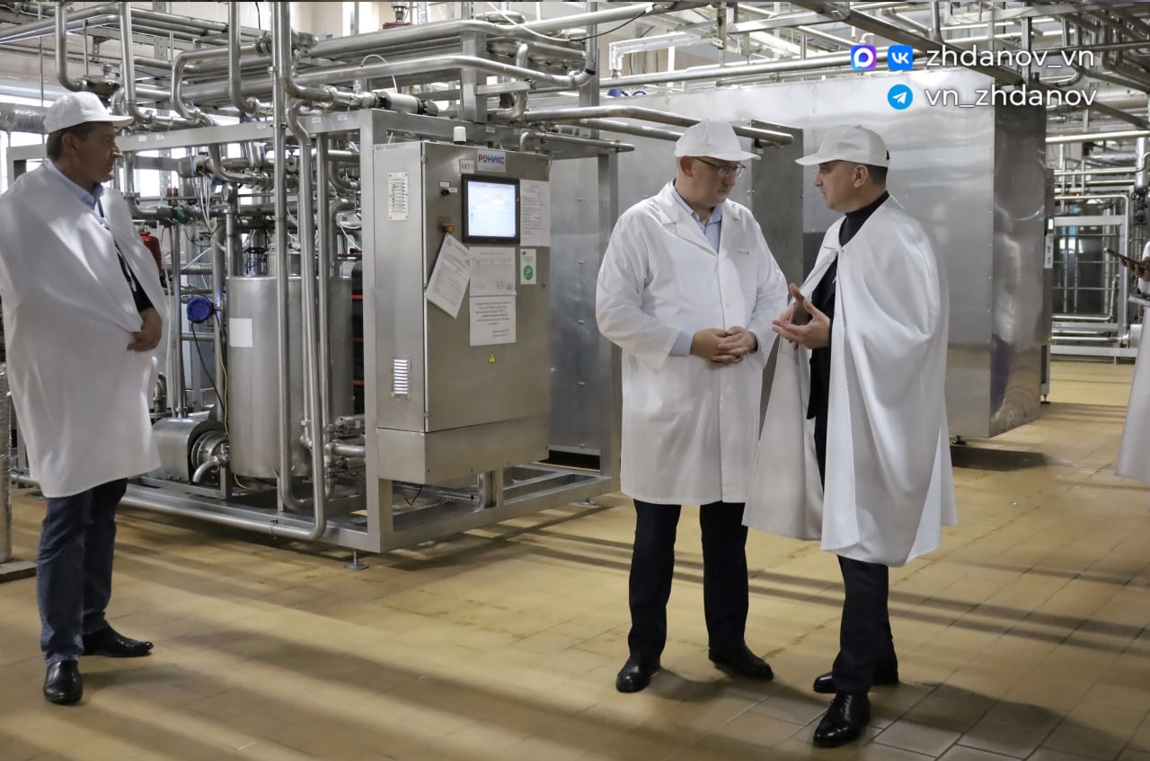 Владимир Жданов: Рабочая поездка на молочный комбинат «Авида» Владимир Жданов: Рабочая поездка на молочный комбинат «Авида»