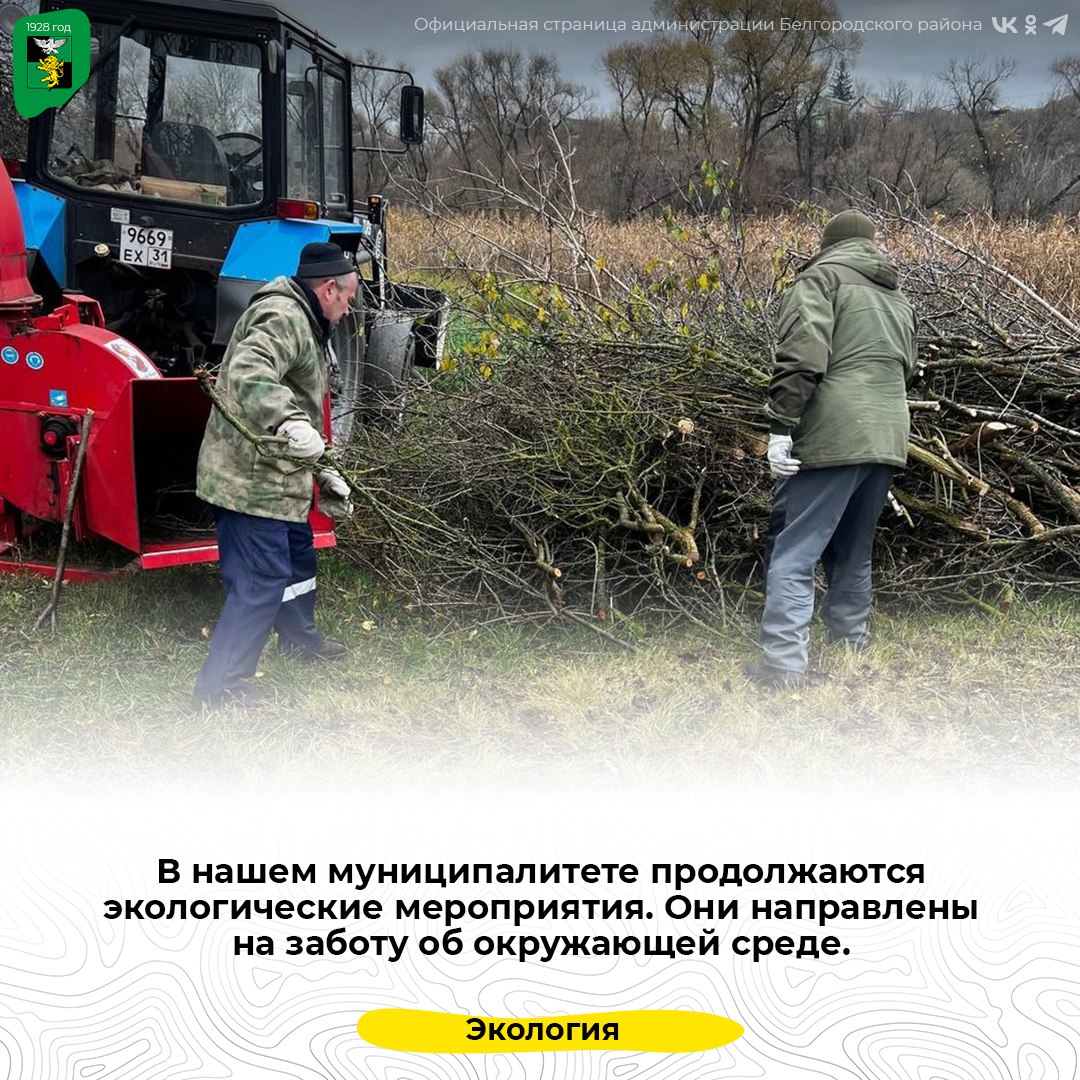 В нашем муниципалитете продолжаются экологические мероприятия