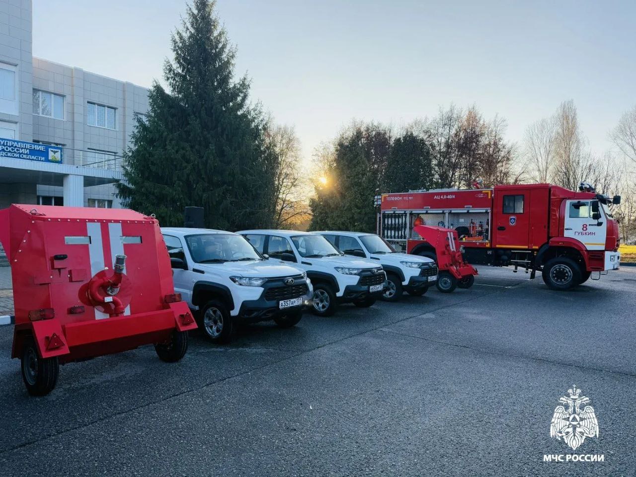 Новая техника поступила на вооружение белгородских пожарных Новая техника поступила на вооружение белгородских пожарных