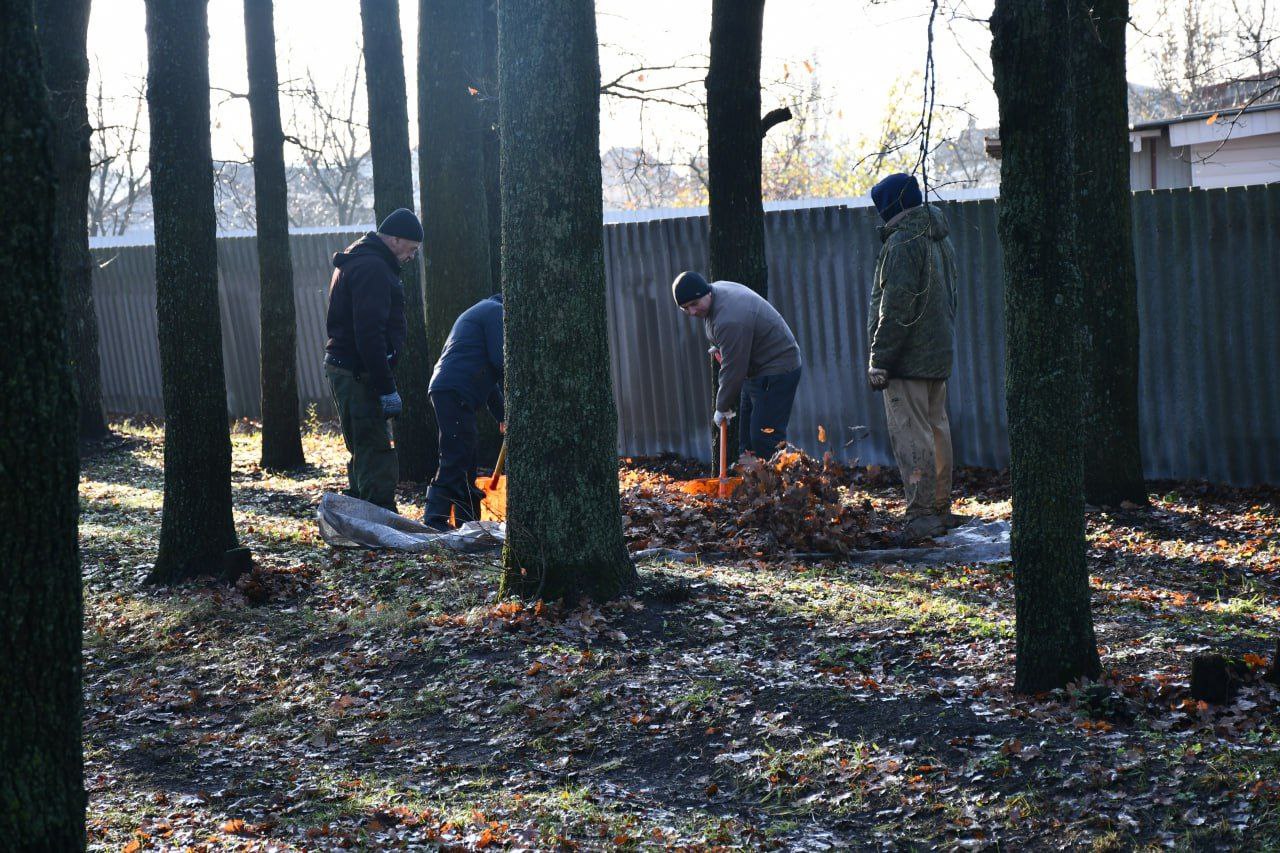 Галина Руденко: Осталось две недели до наступления календарной зимы, но пока погода позволяет, мы продолжаем наводить порядок в нашем районе Галина Руденко: Осталось две недели до наступления календарной зимы, но пока погода позволяет, мы продолжаем наводить порядок в нашем районе