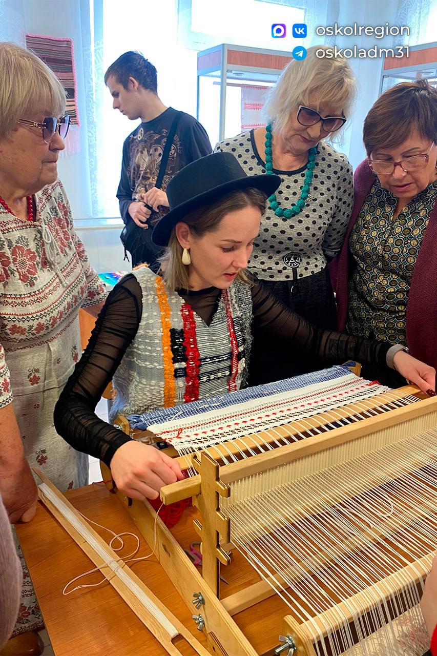 «Полотна река»: открытие выставки, посвящённой ткачеству «Полотна река»: открытие выставки, посвящённой ткачеству