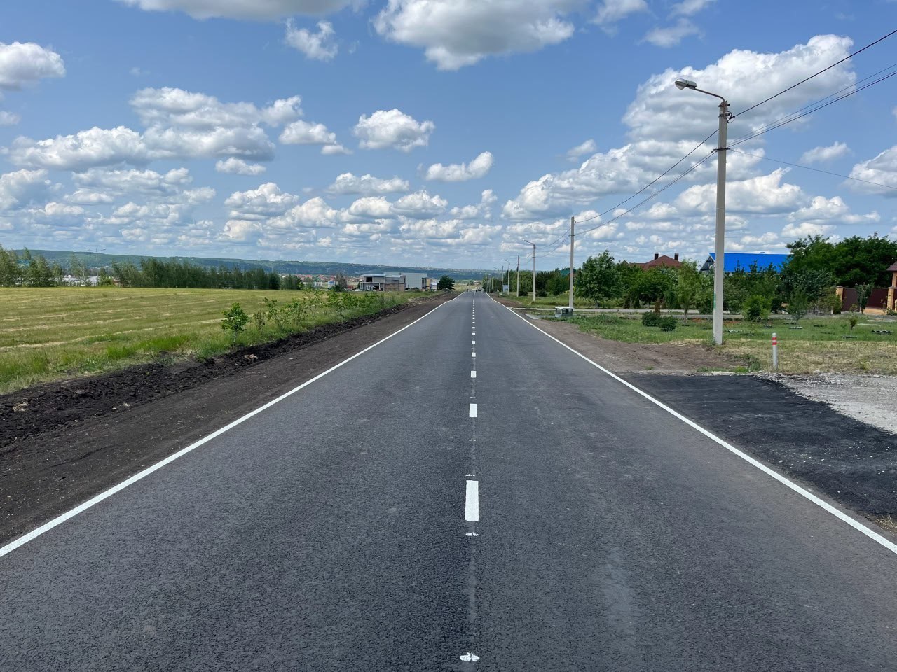 Отремонтирован подъезд к поселку Новосадовый