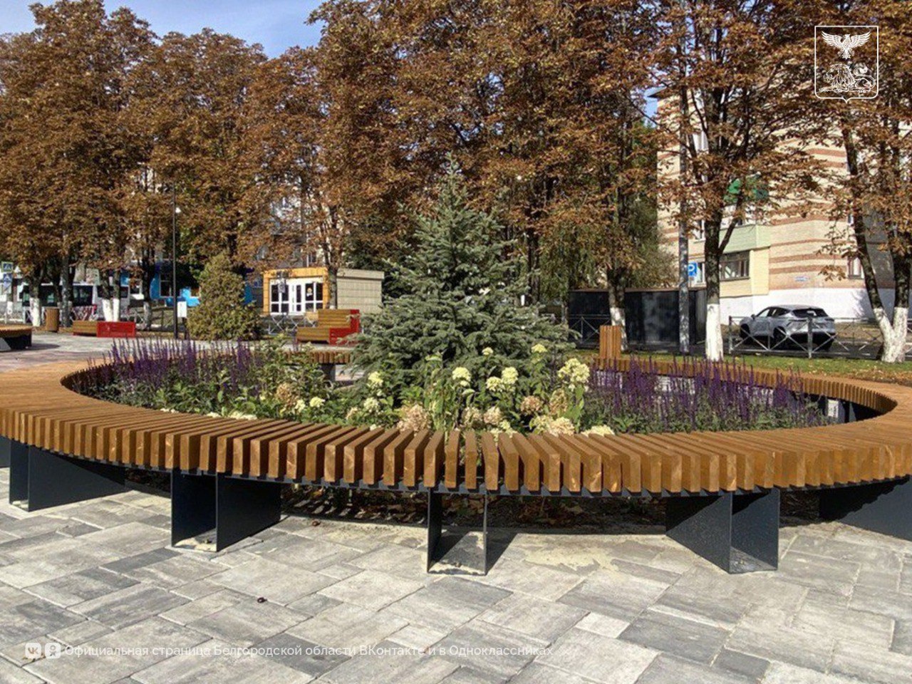 Обновлённый сквер в Губкине стал настоящим подарком для жителей и гостей города Обновлённый сквер в Губкине стал настоящим подарком для жителей и гостей города
