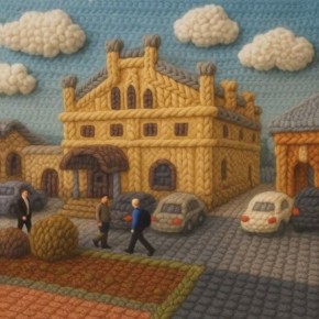 Мы тоже решили присоединиться к модному направлению на вязаные города