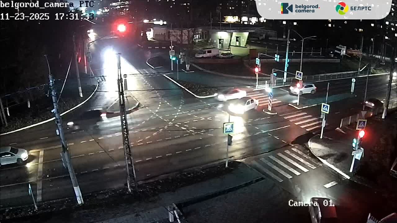 На пересечении улиц Губкина и Королёва случилось два ДТП