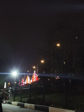 В некоторых районах Белгорода включили уличное освещение