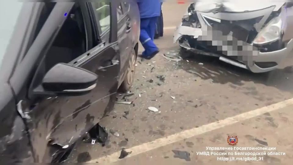 11-летний мальчик пострадал при столкновении легковушек под Белгородом