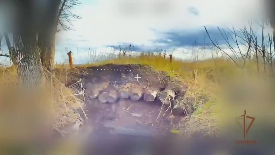 Бойцы «стальной» бригады Росгвардии ликвидировали замаскированный блиндаж ВСУ на Харьковском направлении