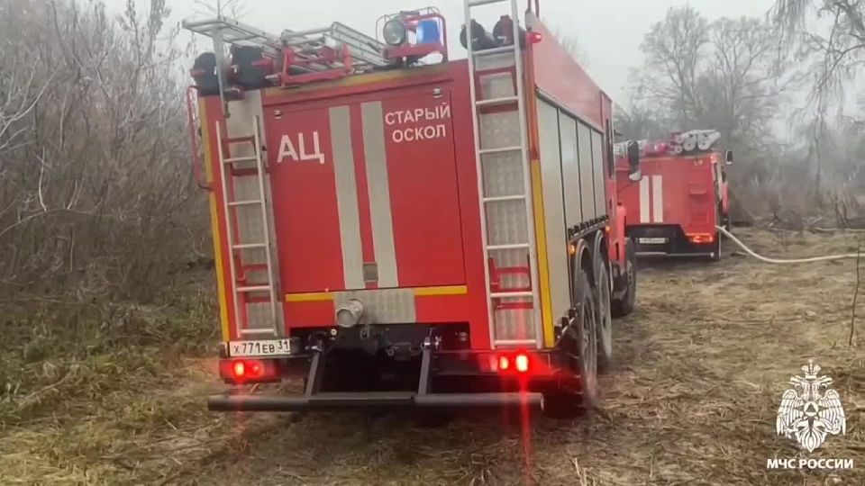 На месте пожара в Старооскольском округе спасатели обнаружили тело 59-летнего мужчины