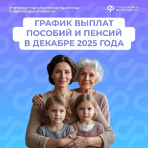 Подготовили для вас информацию о датах выплат детских пособий, пенсий в декабре 2025 года